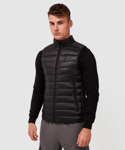 Teratta 2.0 Aop Bodywarmer Gitzwart Alessandro Zavetti