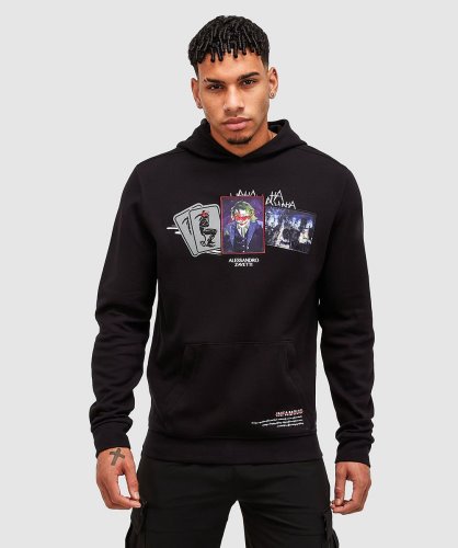 Sorriso Hoodie Alessandro Zavetti Zwart