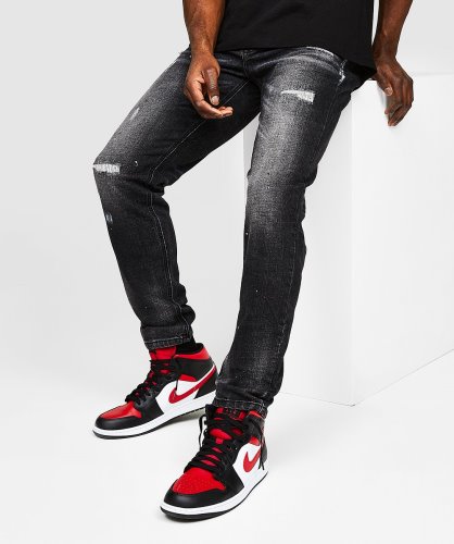 Ettore Loose Fit Jeans Zwart Alessandro Zavetti