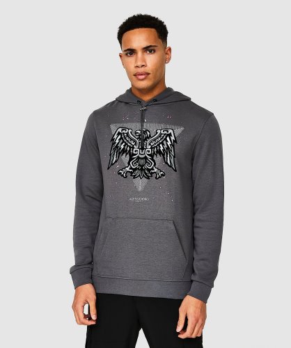 Azteekse Piramide Hoodie Alessandro Zavetti Magneetgrijs