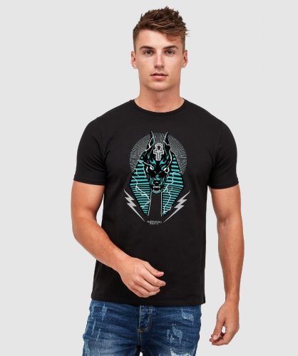 Anubis Bliksem T-shirt Alessandro Zavetti Gitzwart