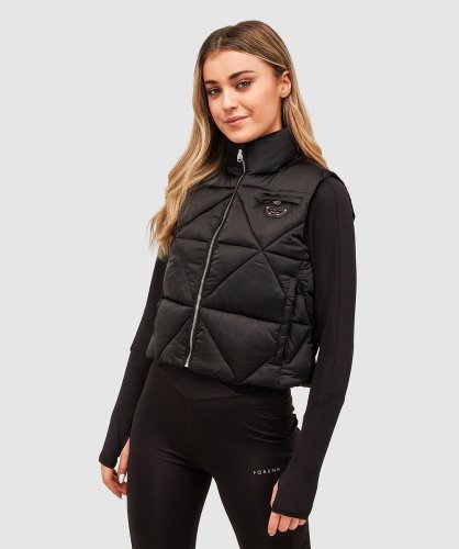 Alessandro Zavetti Zwarte Della Diamond Bodywarmer Voor Dames