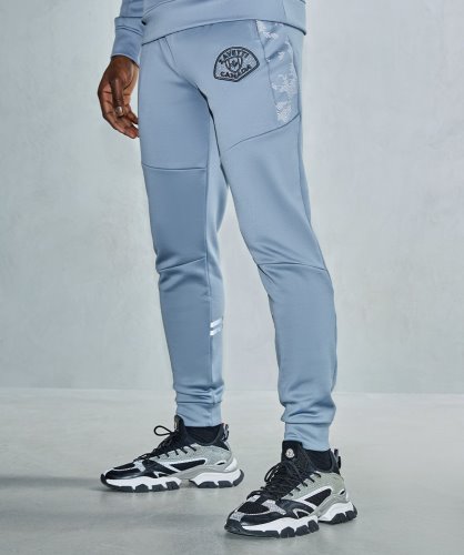 Blauw Grijze Alessandro Zavetti Silvatino Joggingbroek