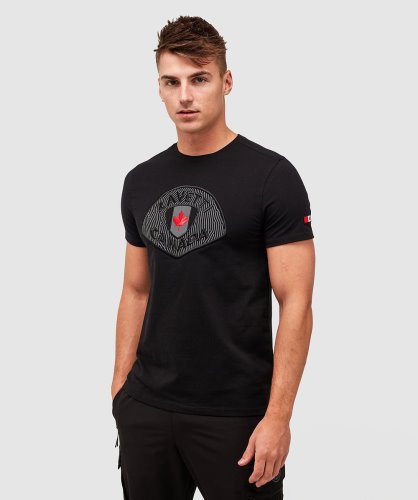 Alessandro Zavetti Gitzwart Rivelini T-shirt