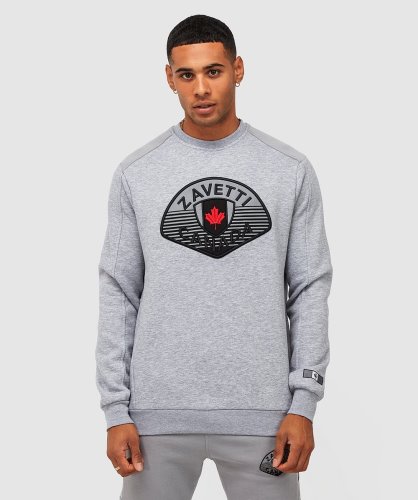Grijze Gemêleerde Botticini 2-tone Sweatshirt Alessandro Zavetti