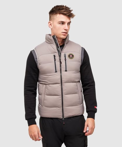 Alessandro Zavetti Atlin Puffer Gilet Grijs