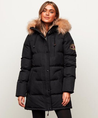 Alessandro Zavetti Dames Goshawa Puffer Parka Zwart