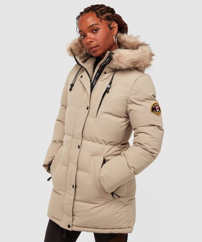 Alessandro Zavetti Stone Goshawa Puffer Parka Voor Dames